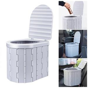 Meubles de camping en gros : Nouvelle toilette portable intégrée pliable, toilette extérieure pour voiture et voyages en autonomie - Product Image 6