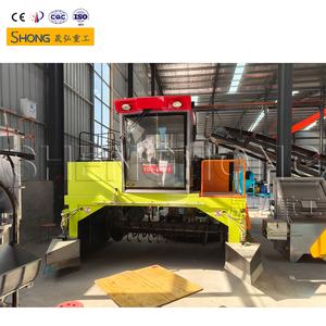 Mesin pembalik dan pelemparan perawatan limbah padat peralatan pupuk organik perayap - Product Image 4