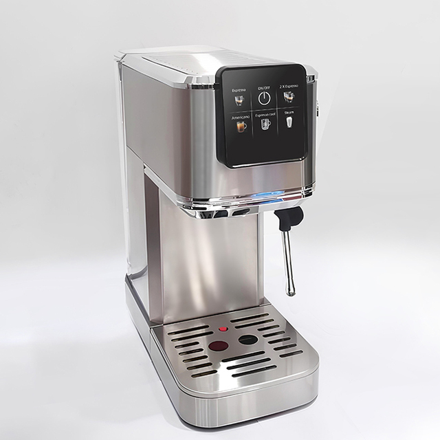 JH-C5210 Italian Stainless Steel Espresso Coffee Machine 20 Bar Touch Panel Color Screen 1.1 L Water Tank Hot Cool Hotels