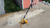 Grue araignée hydraulique automotrice 1t 2t 3t 5t 8t 10t 12t 14t 16t 18t Nacelle télescopique hydraulique pour la construction