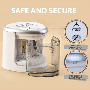 <span class=keywords><strong>Taille</strong></span>-<span class=keywords><strong>crayon</strong></span> <span class=keywords><strong>électrique</strong></span> à double trou Tenwin 8004 Appareil électronique automatique multicolore pour enfants pour la rentrée scolaire - Product Image 2