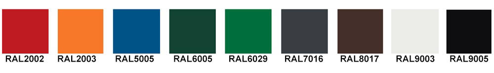 Toutes les couleurs