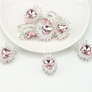 Ventes directes d'usine sueur-coeur perles fantaisie bracelet à bricoler soi-même perles en métal en vrac accessoires - Product Image 5