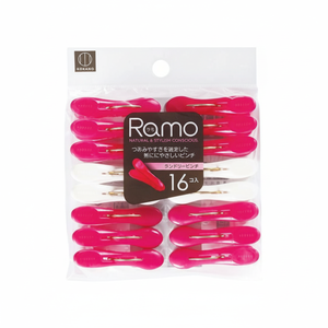 RAMO 16 pezzi Pink/bianco per biancheria spille da bucato Premium per una comoda organizzazione - Product Image 1