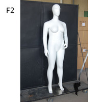 Mannequin femme grande taille en fibre de verre, corps entier, certifié ISO9001, options de couleur personnalisées