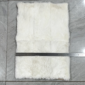 Coperta in <span class=keywords><strong>Pelliccia</strong></span> di Coniglio Naturale di Origine Etica, Personalizzabile, Morbida e Setosa per un Comfort Premium - Product Image 3