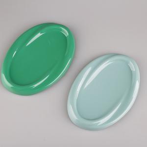 Assiette à salade en mélamine Galaxy en forme d'arc, 8 pouces, incassable, passe au lave-vaisselle, plat de service pour les fêtes et l'usage quotidien - Product Image 5