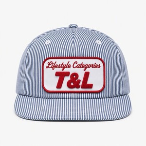 Casquette de camping sportive en toile à 5 panneaux avec logo personnalisé T&L en relief, tissu respirant et imperméable, ajustable, unisexe, pour adulte, pour l'extérieur - Product Image 2