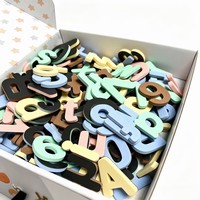 Ensemble d'aimants éducatifs pour enfants, lettres magnétiques ABC majuscules et minuscules codées par couleur, pour la cuisine et le réfrigérateur