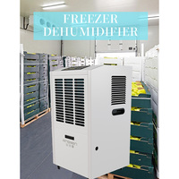 Déshumidificateur industriel portable ANSMEN 60 litres par jour, basse température, dégivrage automatique, en métal, économe en énergie, pour serre et atelier