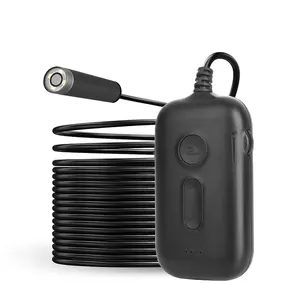 Endoscope sans fil, caméra d'inspection d'endoscope WiFi semi-rigide 2.0 mégapixels HD étanche Snake Cam pour Android, iOS