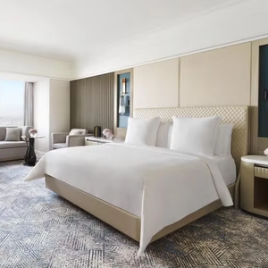 Fabricant de mobilier de chambre d'hôtel de luxe, mobilier sur mesure en cuir véritable moderne pour projet 5 étoiles au Moyen-Orient - Product Image 4