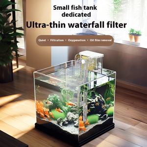 <span class=keywords><strong>Aquarium</strong></span> Accessoire All-In-One Stille Kleine Wandgemonteerde Watervalfilter Voor Aquaria Handige Zuurstofwaterzuivering - Product Image 3