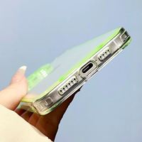 Coque de téléphone antichoc scintillante avec anneau lumineux TPU pour iPhone 14 11 12 13 16 15 Pro Max Plus XR XS Max