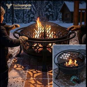 Parrilla multifuncional de 30 pulgadas con rejilla, para preparar té y asar a la parrilla, parrilla para exteriores - Product Image 3