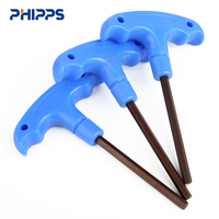 PHIPPS Grosir Kunci T Panjang T6 T8 T15 T20 T25 Kunci Torx Kunci Allen Set Kunci Hex Gagang T
