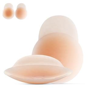 Klebender nahtloser träger loser Hebe-BH mit wieder verwendbarem Silikon-Nippel aufkleber Wasch bare Push-up-Nippel abdeckungen - Product Image 3