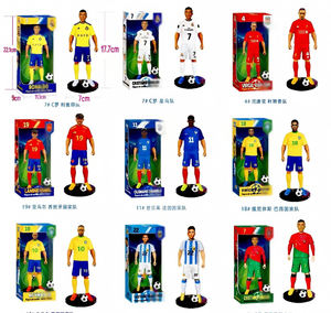 Figura de Acción de Estrella de Fútbol de 7 Pulgadas/Figura Coleccionable en Caja, Jugador de Fútbol Messi, Muñecos de Colección de Fútbol, Figura de Acción de Juguete - Product Image 2