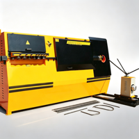 Machine de pliage automatique de barres d'armature CNC, équipement de formage de barres de renforcement pour chantier de construction