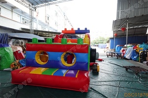 Lilytoys nuevo diseño coche Tema 5K inflables pequeño Mega Run rebote obstáculo inflable carrera de obstáculos para niños - Product Image 2