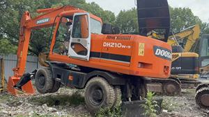 รถขุดตีนตะขาบมือสอง Doosan DX225LC 21ตันผลิตในประเทศเกาหลีพร้อมปั๊มกระปุกเกียร์เครื่องยนต์ & PLC - Product Image 6