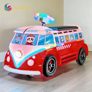 2026 Gran Venta Coche de Choque Infantil para Interiores con Monedas, Estilo Autobús, Nuevo Diseño, Máquina de Juego de Conducción - Product Image 1