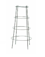 Support de Jardin Robuste en Acier pour Pivoines et Plantes Herbacées, Cage de Bordure pour Fleurs Perpétuelles (3 X Cadre pour Pivoine) 54cm