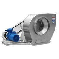 Ventilador Centrífugo de Banda de Gran Capacidad y Alta Presión para Transporte Industrial de Materiales y Equipos de Ventilación