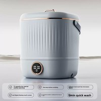 Mini Lave-linge sans fil domestique entièrement automatique pour sous-vêtements et chaussettes, idéal pour les voyages, les affaires et les dortoirs