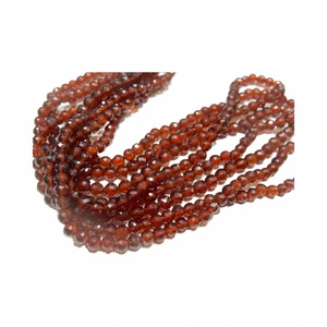Mozambique Garnet Faceted Round Ball <b>Beads</b> Loose <b>Red</b> 5MM Alifinternational for Jewelry Making Cheap Wholesale Price - Product Image 1