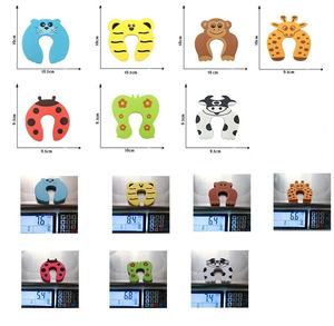 Fábrica al por mayor Animal de dibujos animados Tope de puerta de seguridad bebé espesado Eva espuma niños Anti-pellizco mano puerta de seguridad tarjeta - Product Image 4