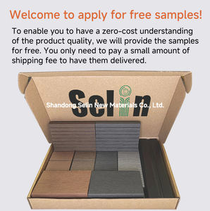 Selin ODM OEM 야외 방수 WPC 테라스 바닥 베란다 호두 색 PVC 데크 일본 안뜰 스타일 캡핑 목재 섬유 - Product Image 5