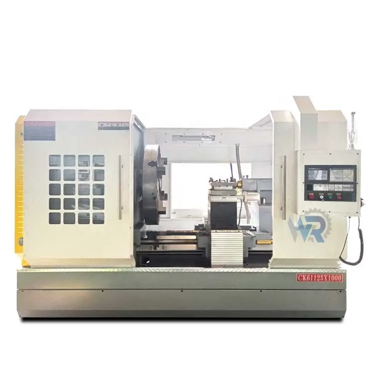 Metal Grinding CNC Horizontal Lathe Machine Automatic Flat Bed Lathe CK61125