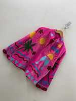 Blouson Bomber en Velours Brodé Suzani Fait Main, Style Bohème Indien, Hiver, Séchage Rapide, Respirant, Vêtement de Fête, Cadeau