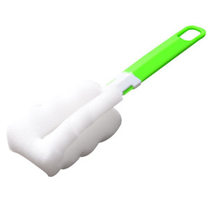 Cup Brush With <b>Long</b> <b>Handle</b> Detachable <b>Sponge</b> Head For Thermos Glass Baby Bottle Cleaning Tool - Product Image 5