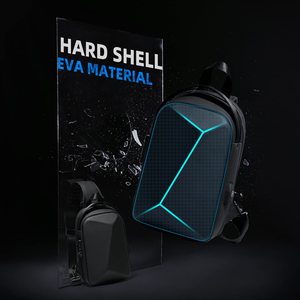 Duy Nhất Dây Đeo Chống Trộm Crossbody Sling Ba Lô Không Thấm Nước Vỏ Cứng Với USB Khóa 10.2 Inch Máy Tính Xách Tay Người Đàn Ông/Phụ Nữ Của Du Lịch Đi Bộ Đường Dài - Product Image 4