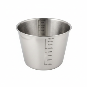 Tazza di misurazione da 1000ml con bilancia graduata scatola di strumenti di misurazione in plastica in metallo da 48 per Jigger di tè al latte liquido-per uso quotidiano - Product Image 2