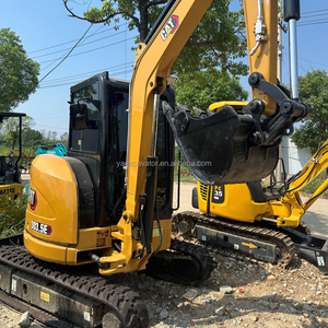 Excavadora hidráulica Cat 303.5E usada en buen estado, excavadora compacta usada barata Caterpillar 303.5E con orugas de goma - Product Image 2