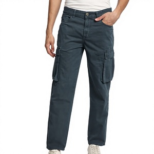 Men Casual Cargo Trousers Lightweight Breathable Multi Pocket Jogger Pants for Fitness Training Hiking Travel and Daily Use - Product Image 1