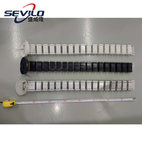 Kit de gestion de câbles réglable Sevilo SWL.Cable Management 760 760mm Boîte verticale en plastique sous le bureau pour bureau