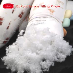 Oeko-Tex 100 DuPont Sorona Dolgulu Lyocell Kılıflı Bebek Uyku Yastığı Bambu Yumuşak Uzun Gövdeli Destek Yastığı Yenidoğan Bebek Desteği Yastığı - Product Image 4