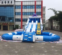 Parc aquatique gonflable de qualité commerciale avec piscine pour adultes