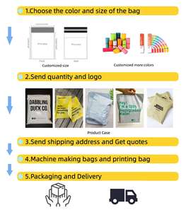 Bolsas de Correo de Polietileno Personalizadas a Todo Color, 10x13 Pulgadas, Mate, Resistentes a Desgarros, para Marcas de Ropa, Diseño de Lunares, MOQ Bajo de 100 Piezas - Product Image 4