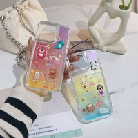Offre Spéciale 3 en 1 Fundas Fashion Style Cartoon Impression pour les filles Anti-chute Téléphone étui pour Redmi NOTE 14 4G
