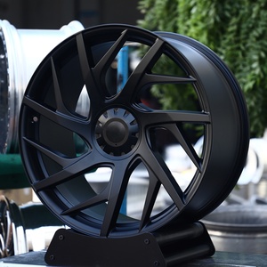 Nouvelles jantes en alliage forgé personnalisées YQ pour Tesla Model <span class=keywords><strong>3</strong></span>/Y/S/X/Cybertruck - 18/19/20/21/<span class=keywords><strong>22</strong></span> pouces, design concave noir mat, jantes sport - Product Image 6