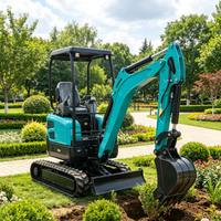 Prix des mini-excavatrices multifonctions de 2 tonnes et 3 tonnes avec fonction de rotation latérale
