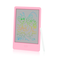 Tampons d'écriture numériques LCD transparents de 8.5 pouces Tableau d'effacement partiel Tampons de dessin pour enfants Bloc-notes Outil d'écriture pour enfants