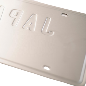 Placa de Matrícula Decorativa de <span class=keywords><strong>Metal</strong></span> en Blanco para Personalizar, Placa de Número de Coche de Aluminio con Modelo de Coche - Product Image 5