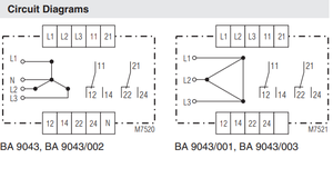 Original new DOLD 0026357 Undervoltage <b>relay</b> BA9043/002 3/N AC50-400HZ 220/380V - Product Image 5