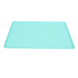 Alfombrilla plegable de silicona para mascotas, a prueba de derrames/antideslizante/impermeable/fácil de limpiar, alfombrilla individual de silicona para mascotas para perros y gatos - Product Image 1